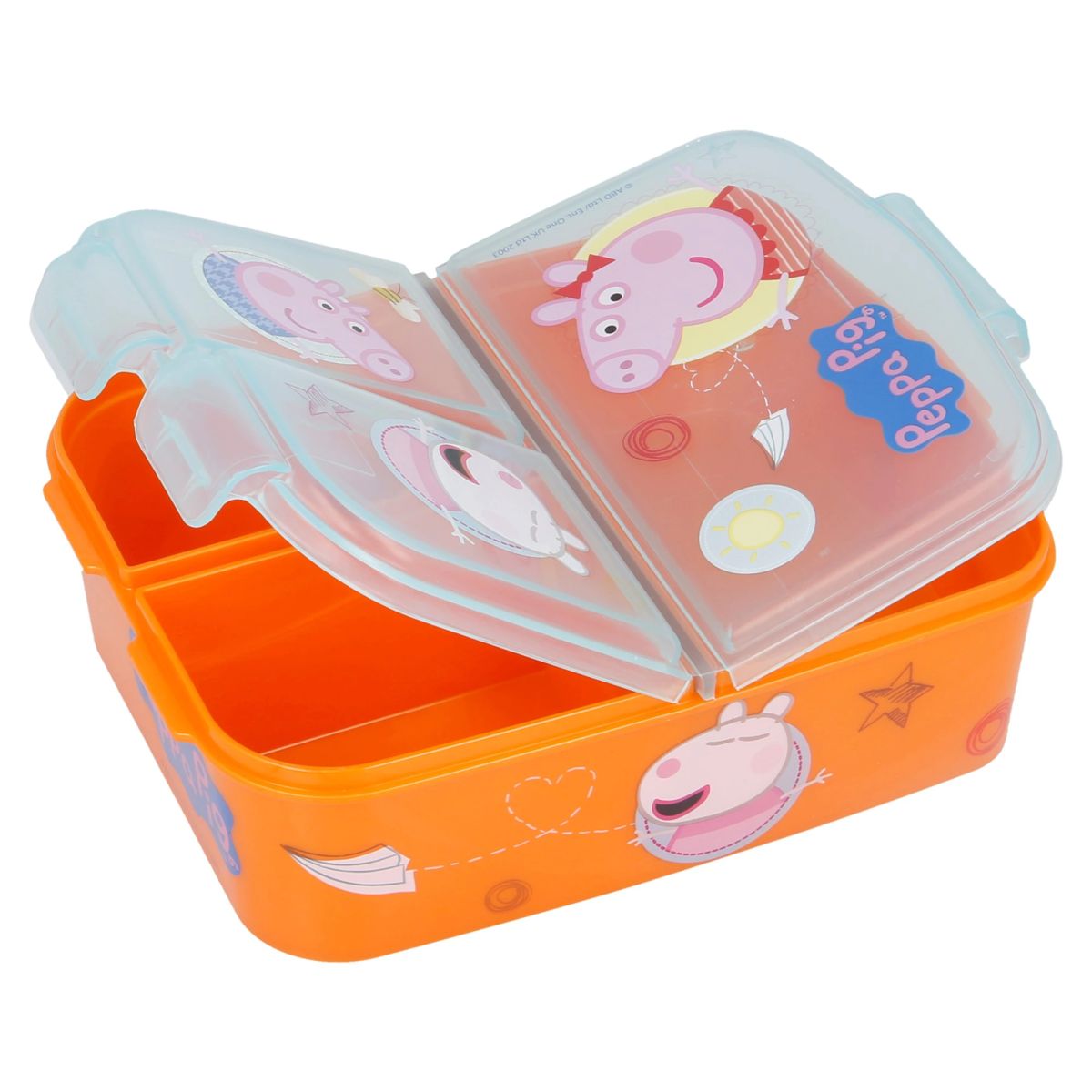 Cutie sandwich, multicompartimente, multicolor, fara BPA, Peppa Pig Engros