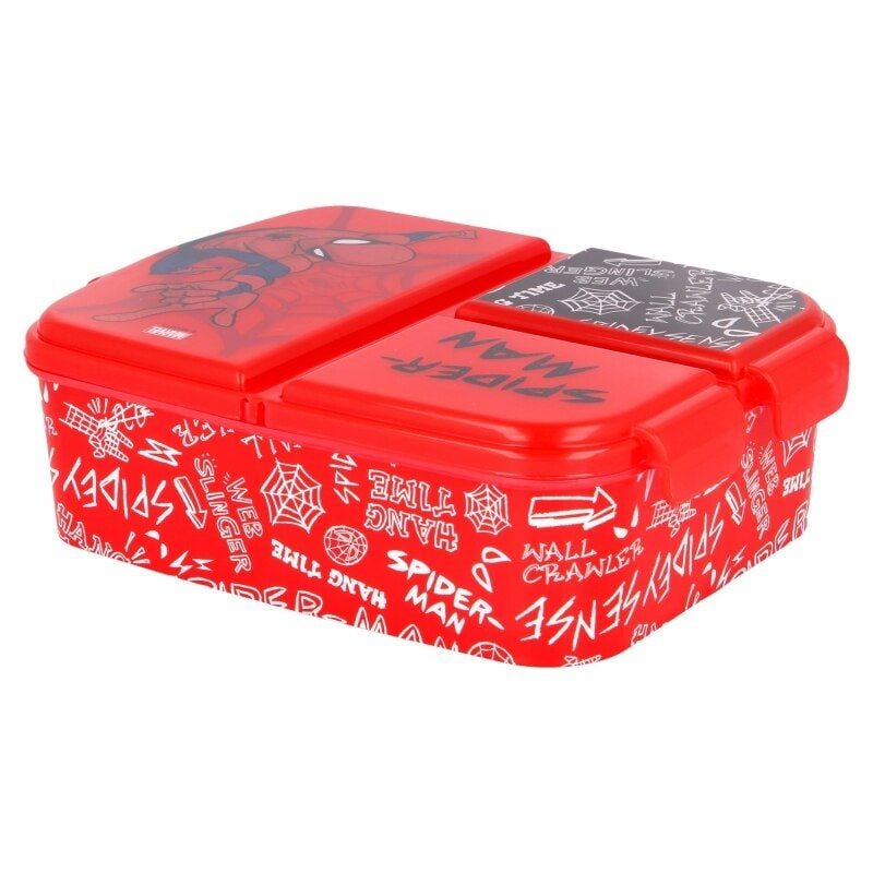 Cutie sandwich, multicompartimente, multicolor, fara BPA, Disney, Spiderman Engros