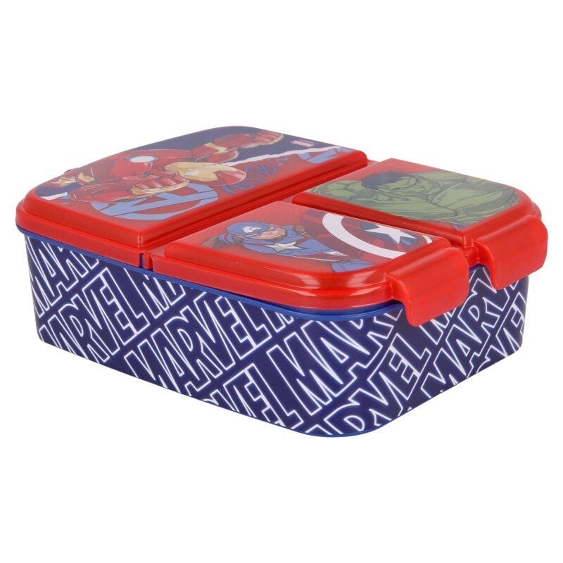Cutie sandwich, multicompartimente, multicolor, fara BPA, Marvel, Avengers Engros