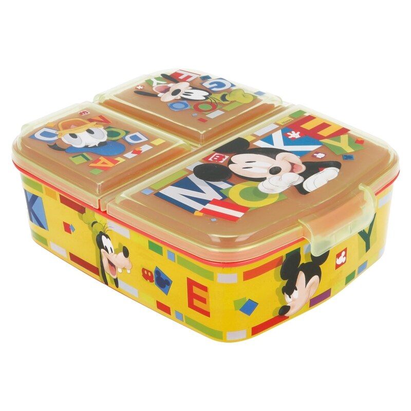Cutie pentru pranz, multicolor, fara BPA, Mickey Mouse, 2201 Engros