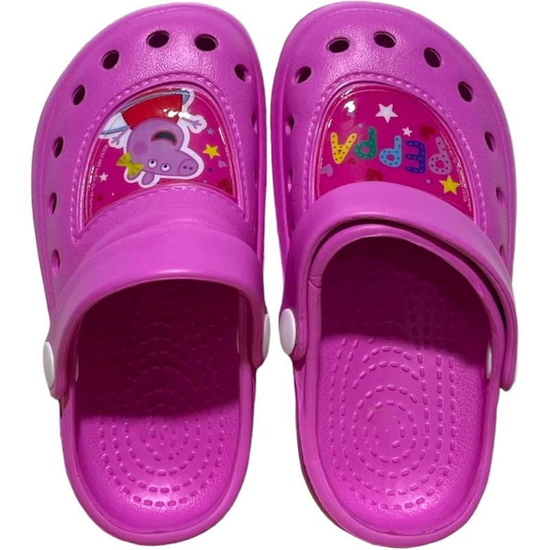 Saboti pentru copii cu talpa antiderapanta, mov, Peppa Pig Engros