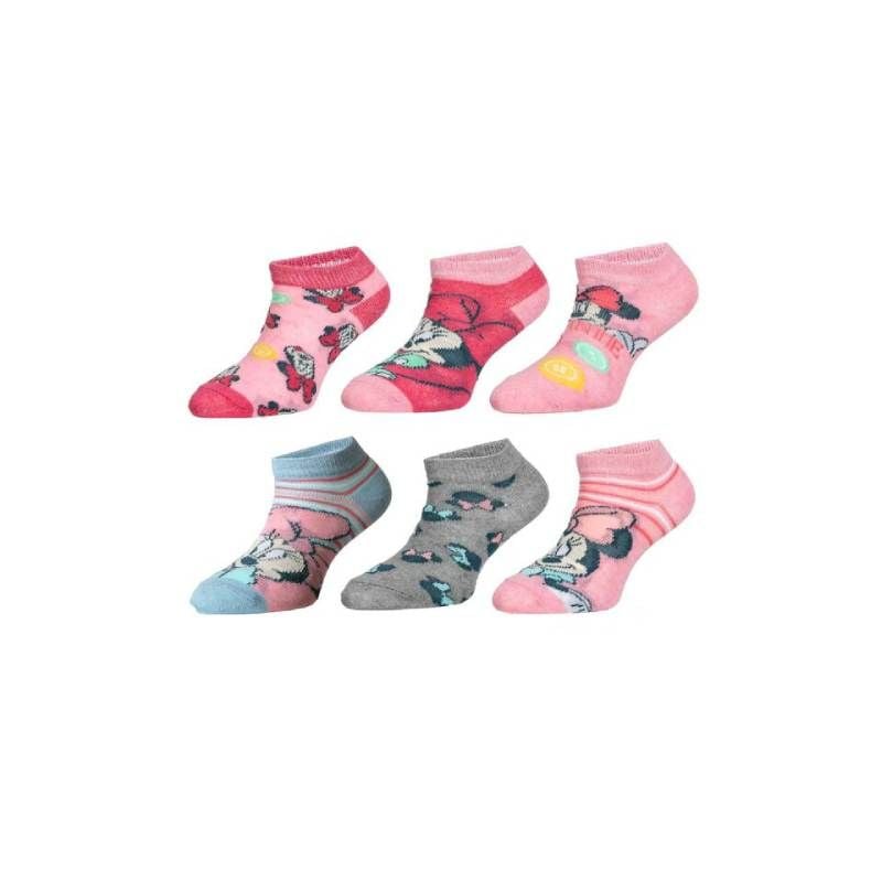 Set 6 perechi sosete, multicolor, Minnie Mouse Engros