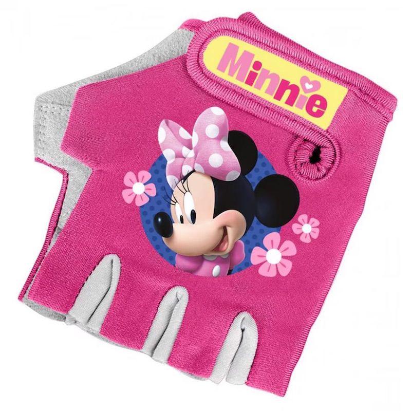 Manusi de ciclism fara degete pentru copii, multicolor, marimea 2-6 ani, Minnie Mouse Engros
