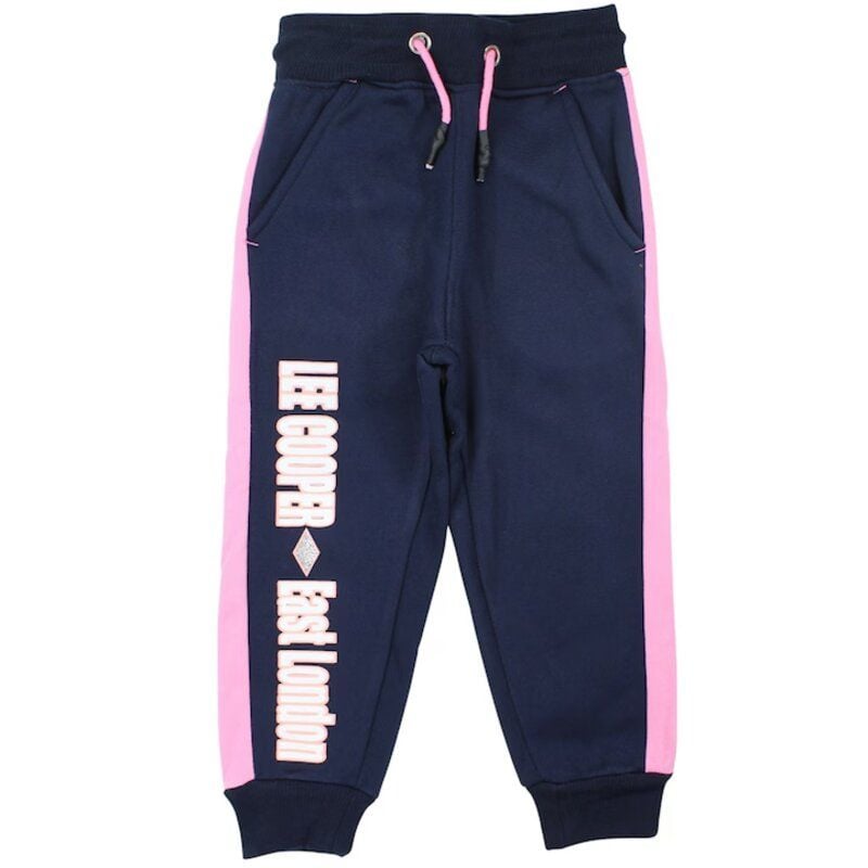 Pantaloni trening fete, albastru, Lee Cooper Engros