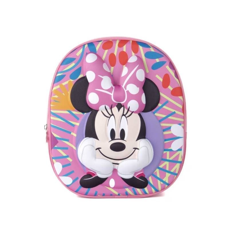 Ghiozdan gradinita, 26x7x20 cm, bretele ajustabile si intarite, multicolor, Daisies, Minnie Mouse Engros
