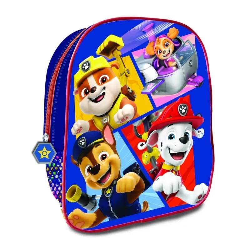 Ghiozdan gradinita, 26x10x22 cm, bretele ajustabile si intarite, multicolor, All Mighty, Paw Patrol Engros