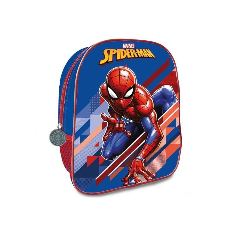 Ghiozdan gradinita, 26x10x22 cm, bretele ajustabile si intarite, multicolor, Spiderman Engros