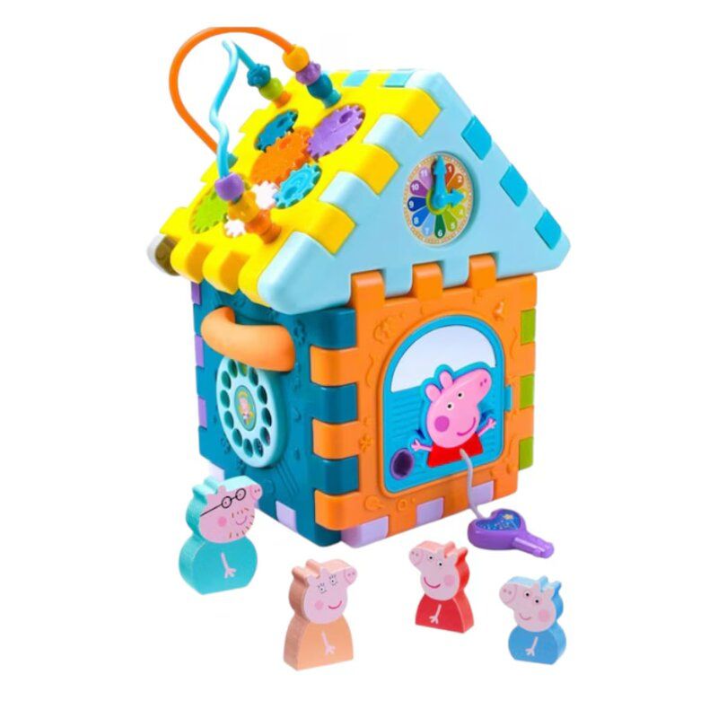 Jucarie Interactiva si Educativa, multiple functii pentru dezvoltarea abilitatilor motorii si cognitive, multicolor, Peppa Pig Engros