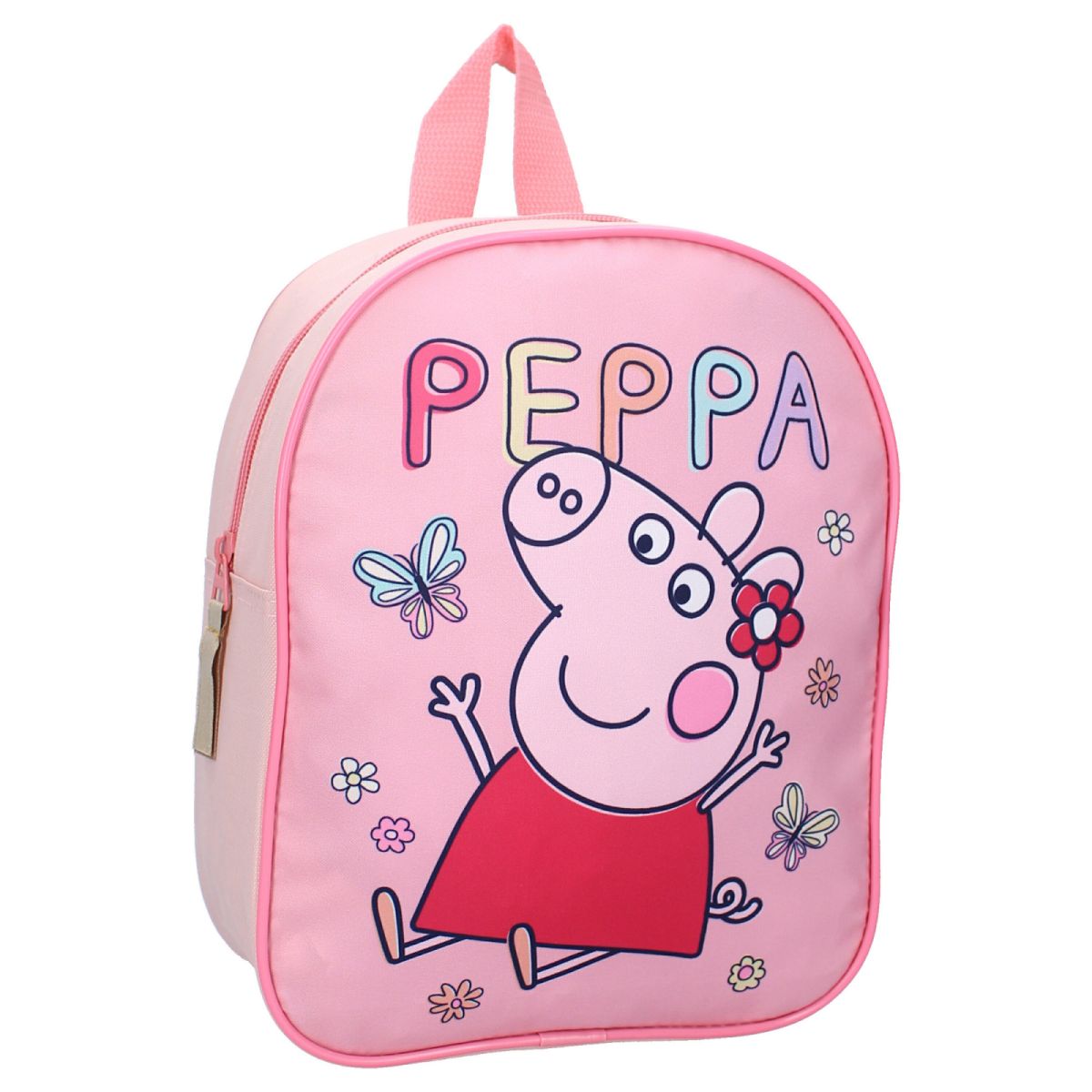 Ghiozdan copii, 29x22x9 cm, cu un compartiment, multicolor, bretele ergonomice, intarite si ajustabile, I love This, Peppa Pig Engros