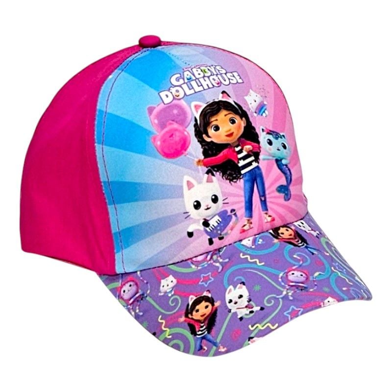 Sapca pentru fetite, multicolor, marimea 54 cm, Friends, Gabby s Dollhouse Engros