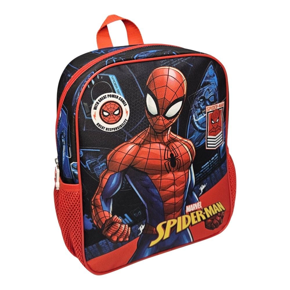 Ghiozdan gradinita, 29x24x10 cm, bretele ajustabile si intarite, multicolor, Spiderman Engros