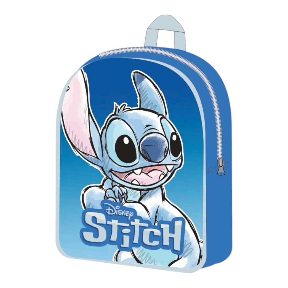 Ghiozdan gradinita, 30x26x10 cm, bretele ajustabile si intarite, multicolor, Stitch, Disney Engros