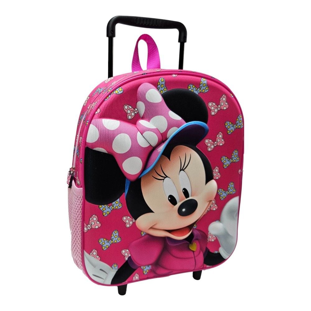Troler 3D, 32x26x11cm, multicolor, bretele ajustabile si intarite, Happy, Minnie Mouse Engros
