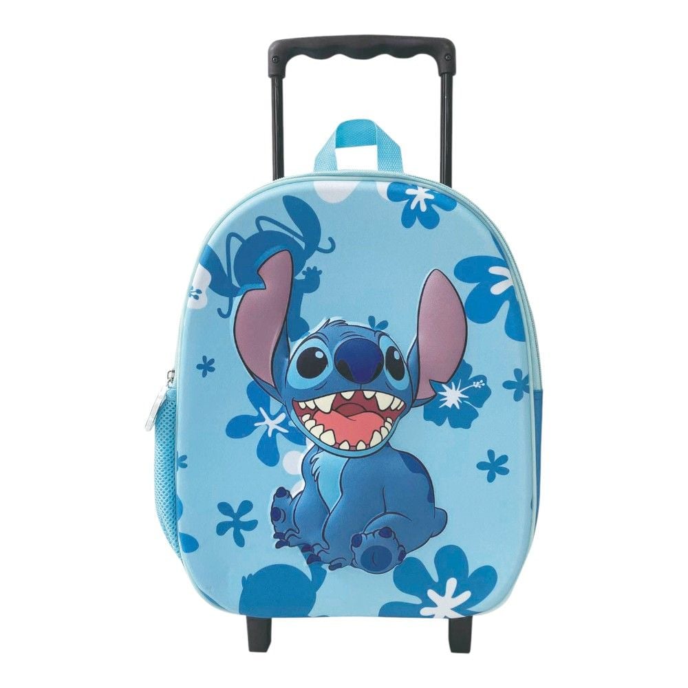 Troler 3D, 32x26x11cm, multicolor, bretele ajustabile si intarite, Happy, Stitch Engros