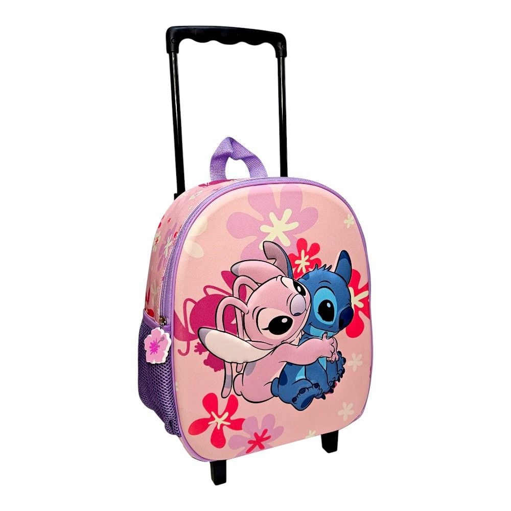 Troler 3D, 32x26x11cm, multicolor, bretele ajustabile si intarite, Happy, Stitch, Disney Engros