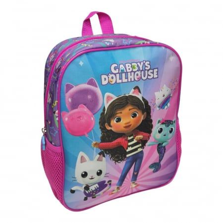 Ghiozdan gradinita, 29x24x10 cm, bretele ajustabile si intarite, multicolor, Dance, Gabby s Dollhouse Engros