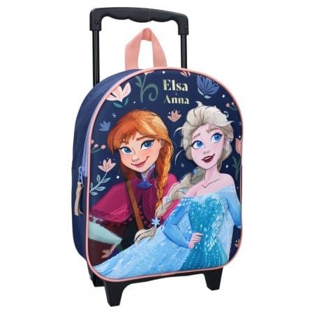 Troler multicolor 3D, cu bretele ajustabile si intarite, 33x25x11 cm, Great Escapes, Frozen II Engros