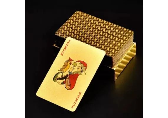 Cărți de joc aurii – Design premium, elegant și durabil pentru colecționari și pasionați,