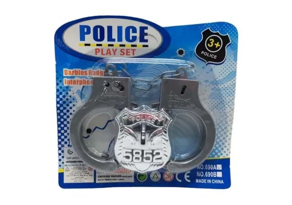 Catuse de jucarie, Police Set, 16×15cm, +3ani,