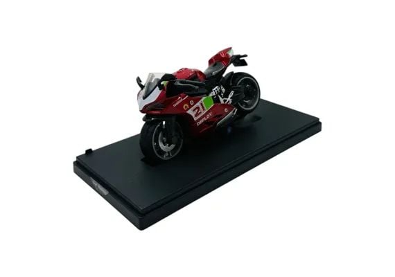 Motocicletă Metalică 1:14 cu Cutie de Expunere – Modele și Culori Variate, 18×9.5×7.5cm