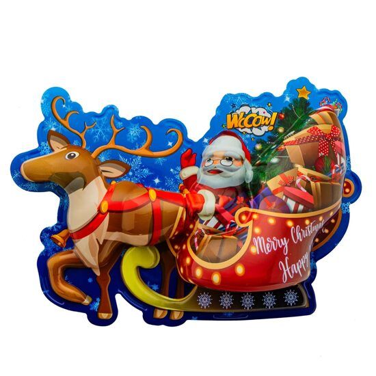 „NEW YEAR Moș Crăciun cu ren” – Surprize pentru fete și băieți, 70 g Engros