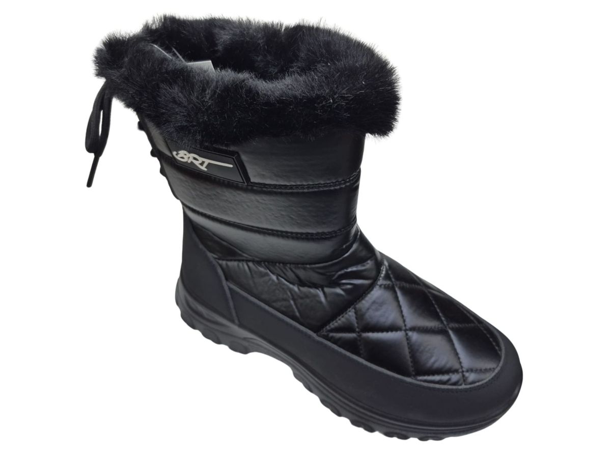 Cizme Dama Iarna, Interior Imblanit Generos, Design Modern,Talpa Antiderapanta, Material Termoizolant, Engross, Marimi 37-42, 8buc/bax negru