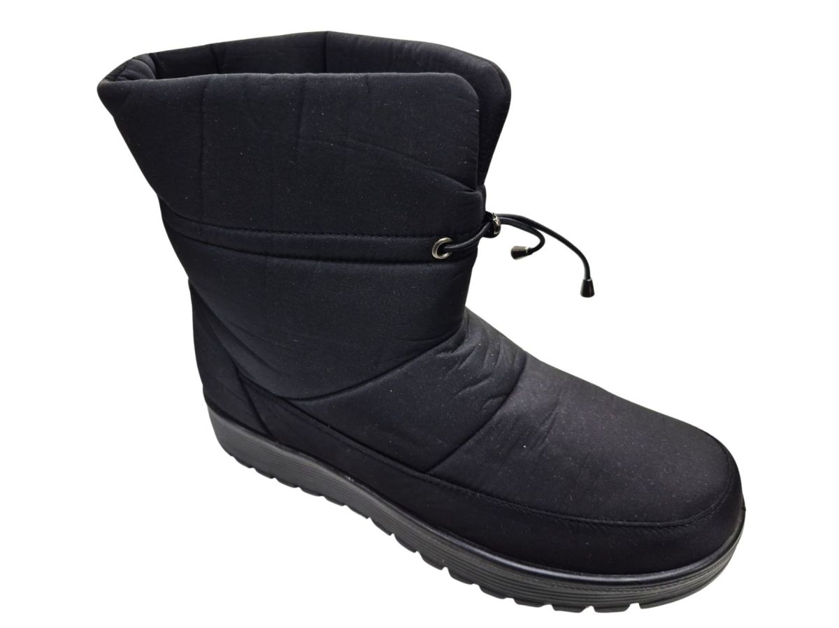 Cizme Iarna, Dama, Interior Imblanit, Material Termoizolant, Fixare cu Firet la Baza, Talpa Antiderapanta, Engross, Marimi 37-42, 8buc/bax negru