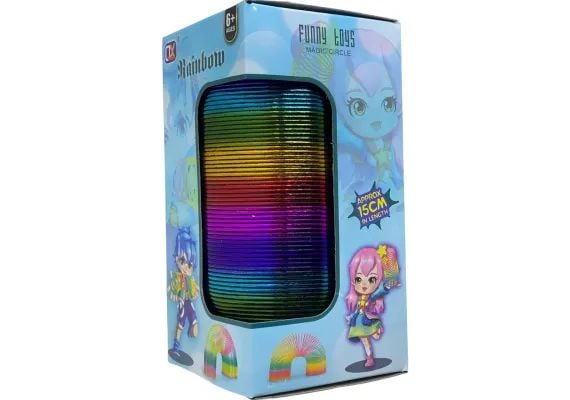 Jucarie antistres arc multicolor, 15×7cm,