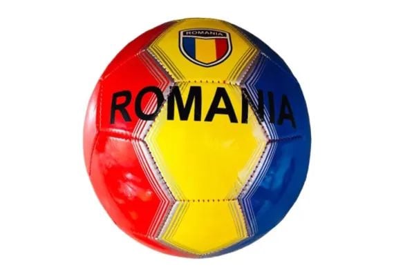 Minge de fotbal multicolor,