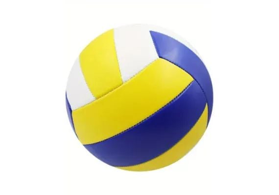 Minge volei pvc, usoara, cusaturi, multicolor,