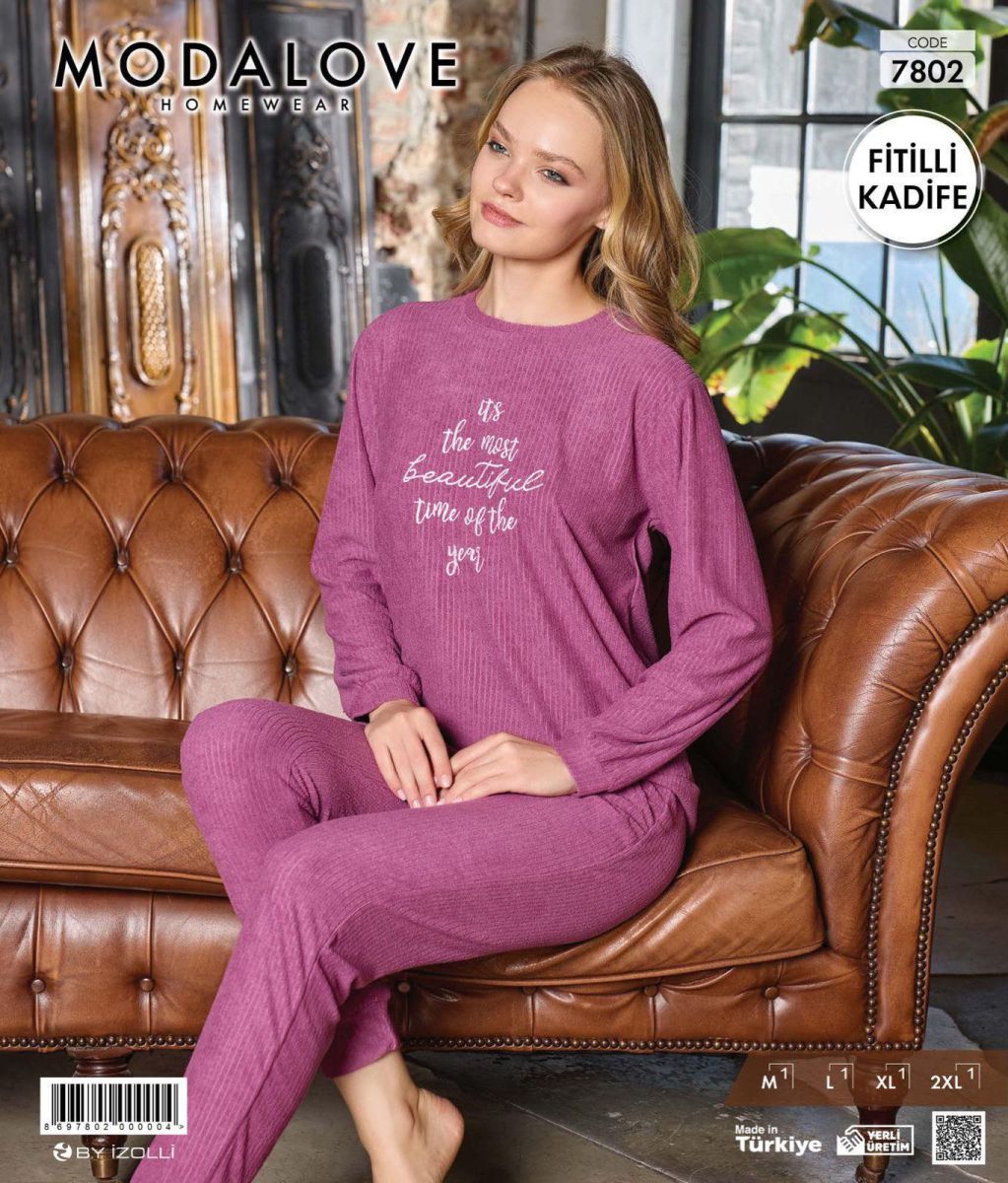 Pijamale fitili catifea Engros pentru dama, Pijamood