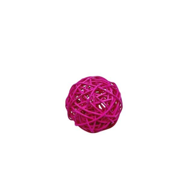 Bile din ratan color 4cm fuchsia engros