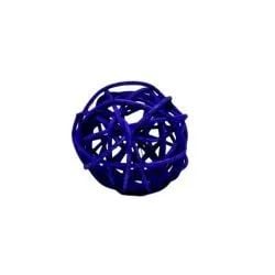 Bile din ratan color 6cm albastru engros