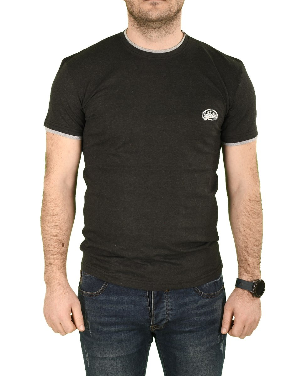 Tricou negru California pentru barbat - cod 41987