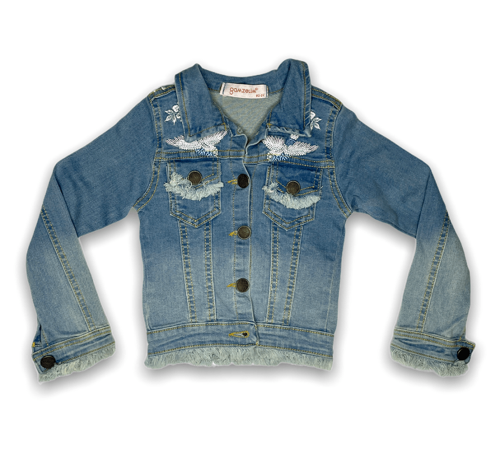 Geaca de blugi moderna fete COD 1748