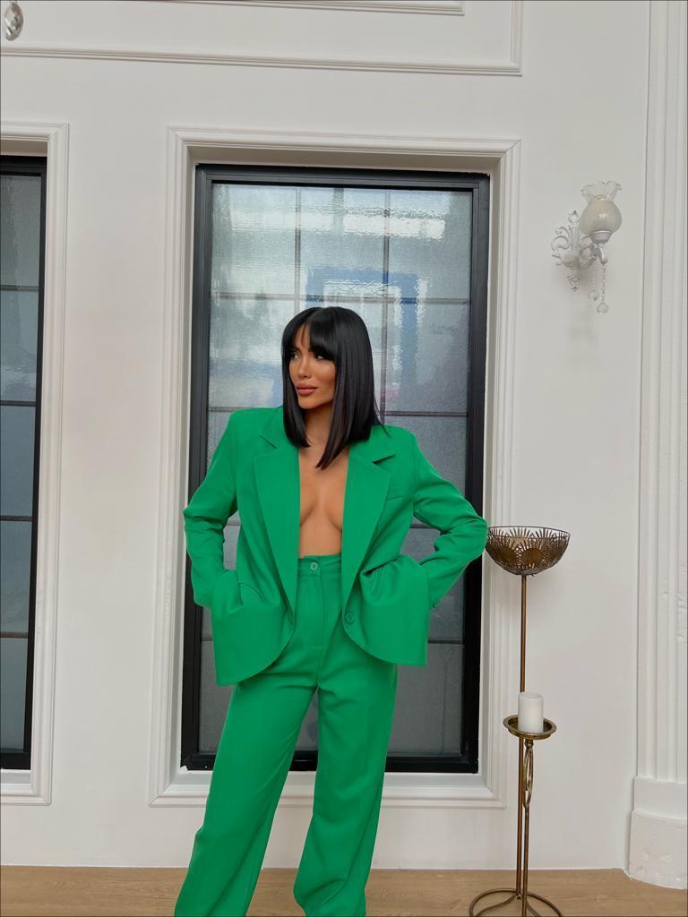 Costum doua piese dama Verde