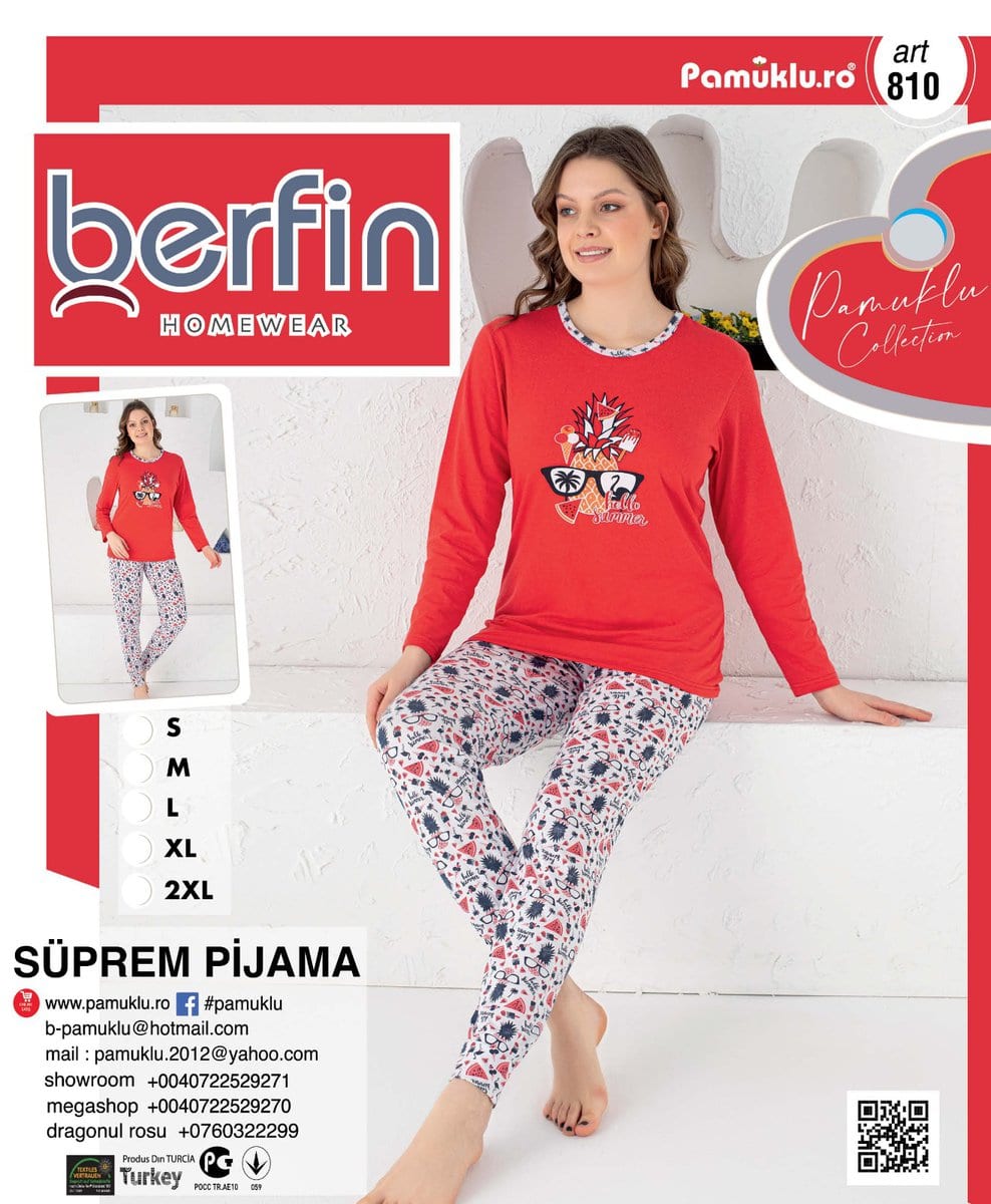 Pijama Dama Berfin 810 Suprem Engros