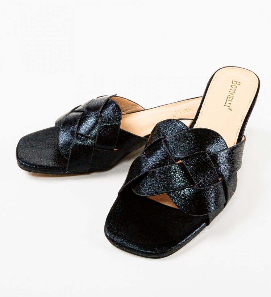 Papuci dama Engros, model Praya, negru