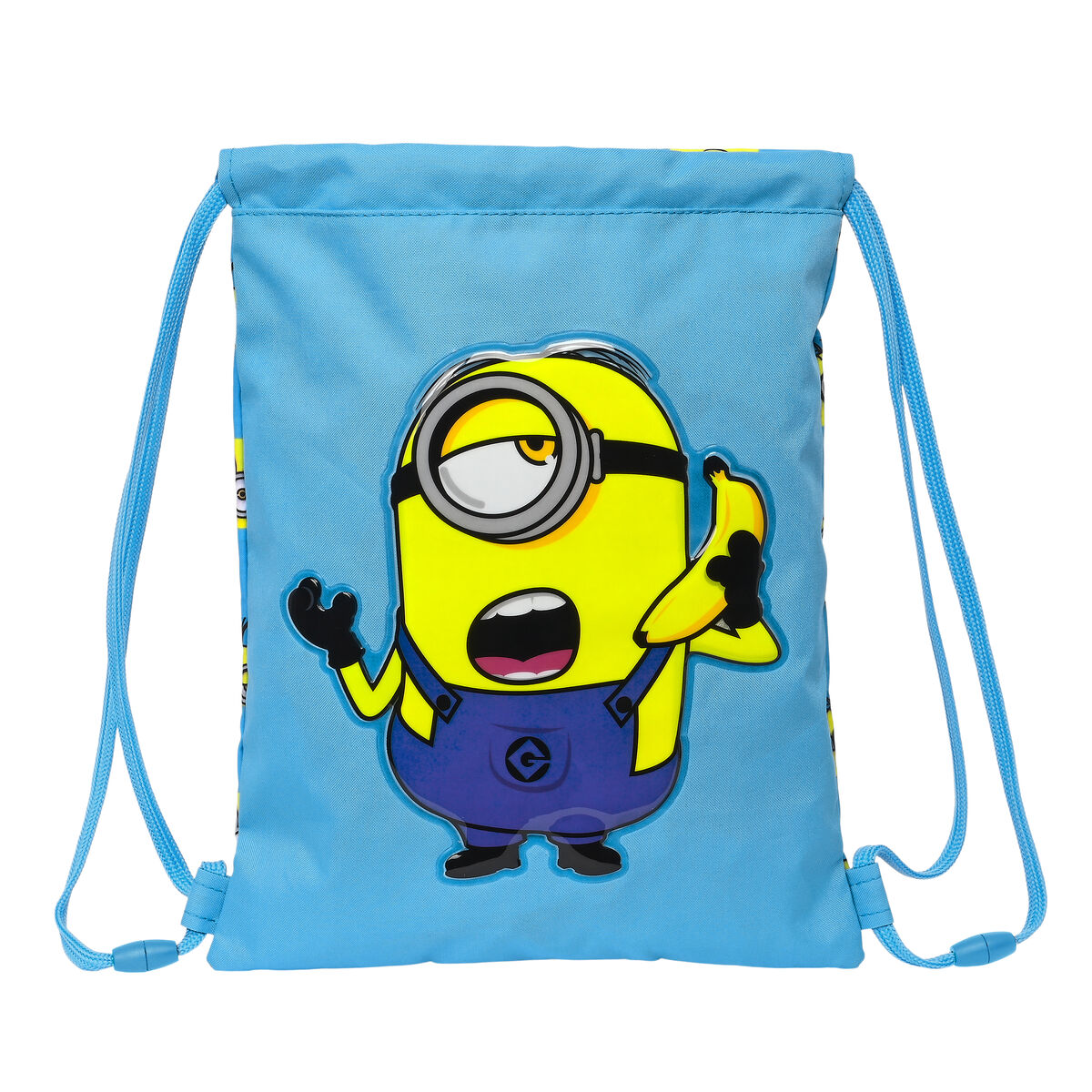 Geantă Rucsac cu Bretele Minions Minionstatic Albastru (26 x 34 x 1 cm)