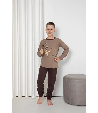 Pijama Copii Baieti Berfin Interlok 091 Engros