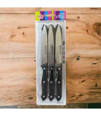 Cutite bucatarie 6 piese,otel inoxidabil,engross