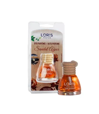 Odorizant auto cu snur Engros Loris Lemn de santal 10 ml