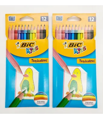 Creioane colorate set Bic en-gross
