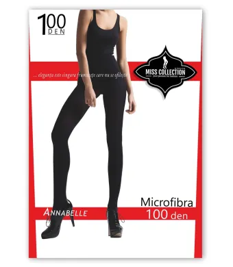 Ciorapi (dres) dama Microfibra 100 den MISS COLLECTION EN GROSS (NEGRU, 2 - (S), 1)