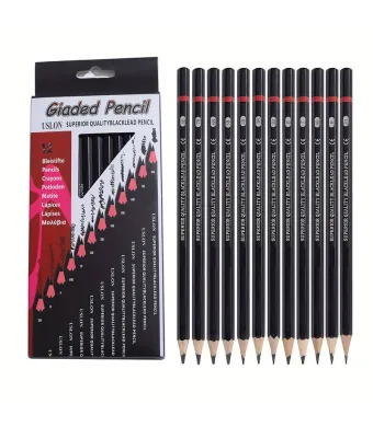 Set creioane profesionale grafit 12 tarii diferite, En-gross