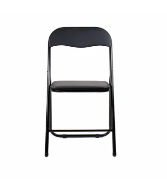 Scaun bucatarie, living, terasa tapitat negru pliant / DSY 1115 Engros