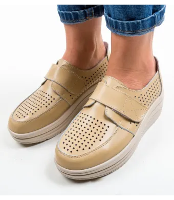 Pantofi Casual Rezolito Bej