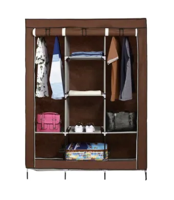 Dulap engros pentru haine Dressing din material textil, Garderoba, 105x45x175 cm