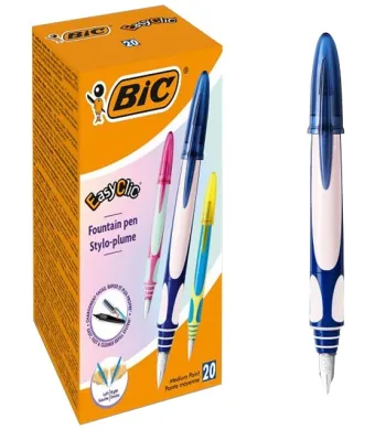 Stilou Bic Easy 20/cutie + rezerva, 3 culori, Engross