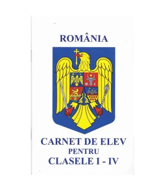 Carnet de elev pentru clasele 1-4, model nou, coperta lucioasa,Engross